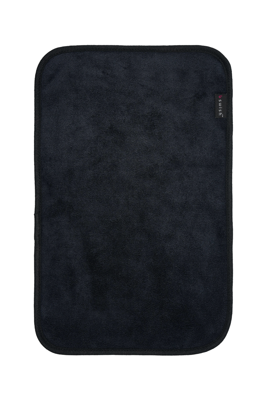 A soft black after-sex towel ready for Post-Intimacy clean-up.