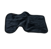 A soft black after-sex towel ready for Post-Intimacy clean-up.