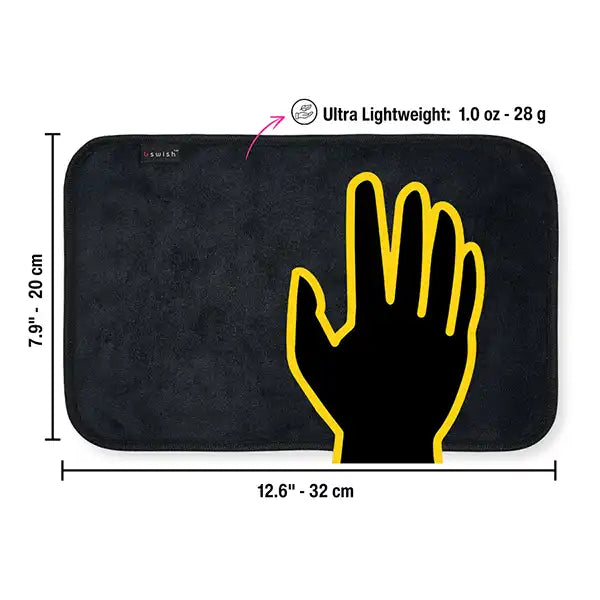 AFTER SEX TOWEL BLACK FROM BSWISH